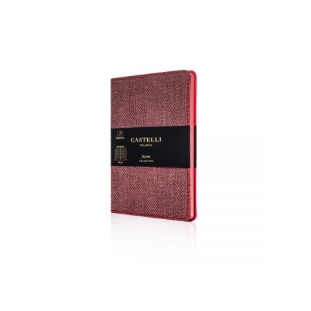 Harris Pocket Ruled Flexible Notebook - Maple Red