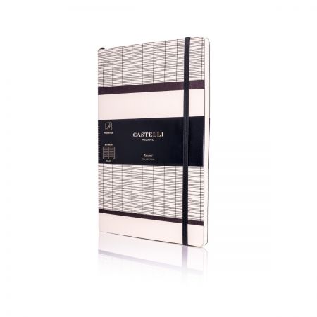 Tatami Medium Ruled Notebook - White Milk