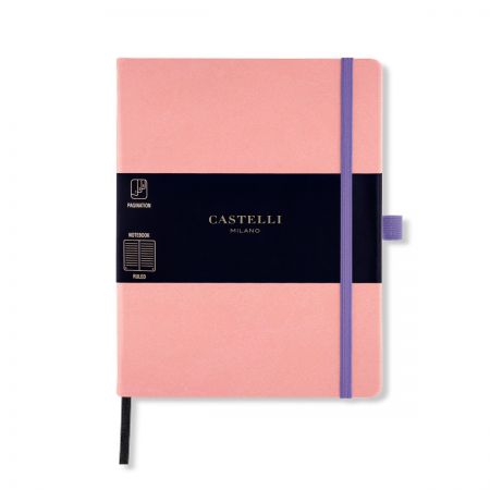 Aquarela Large Ruled Notebook - Cipria
