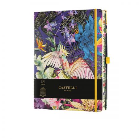 Eden Large Ruled Notebook - Cockatiel