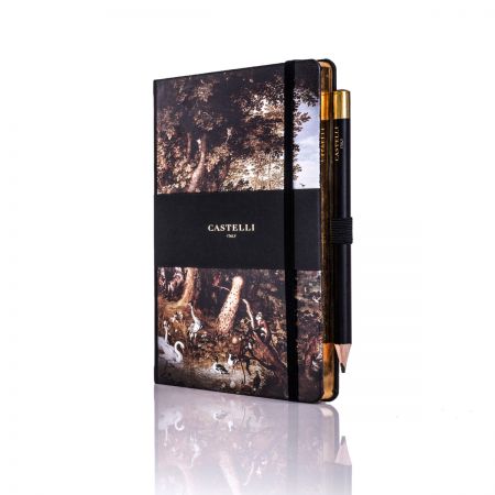 Vintage Paradise Ivory Medium Notebook - Aviaria