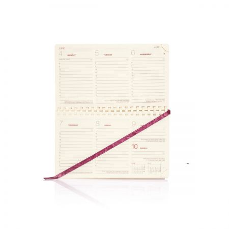 Nebraska Wallet with Pocket Weekly (Landscape) Diary Insert